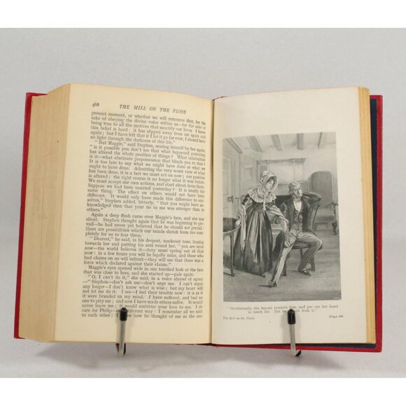 Red Antique Book, The Mill on the Floss by George Eliot, Ward Lock & Co Ltd., - Picture 6 of 6